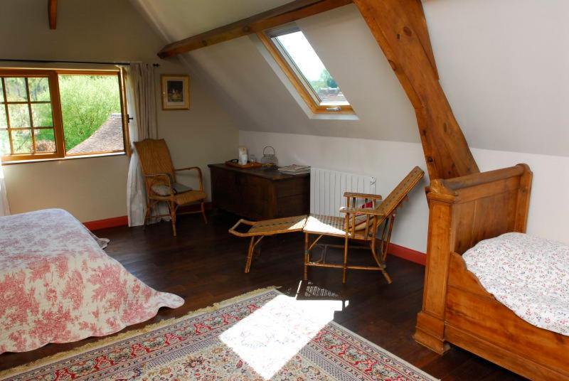 Chambres D'Hotes La Levriere Saint-Denis-le-Ferment Værelse billede